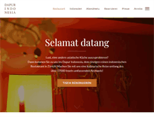 Tablet Screenshot of dapur-indonesia.ch